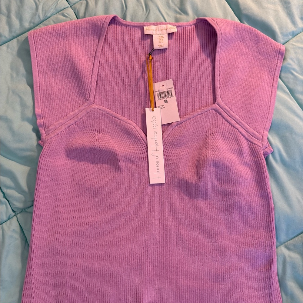 House of Harlow 1960 Lavender Tank Top